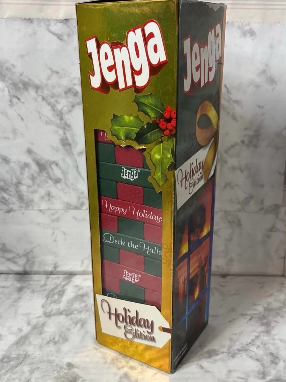 Rare 2007 Jenga Christmas Holiday Special Edition Collectors Sealed New Complete